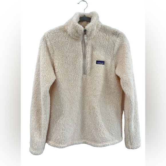 Patagonia Sweaters - Patagonia Pullover Sweater Women’s Orange Light Peach Los Gatos Zip Size Small